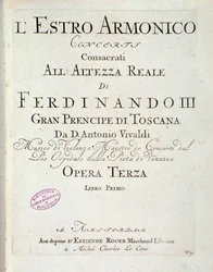 Pagina della partitura musicale di L