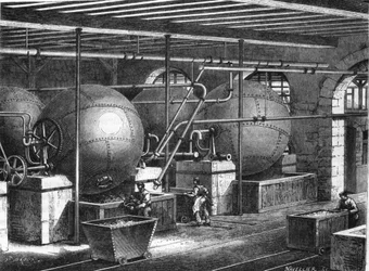 Fabbricazione della carta nel XIX secolo