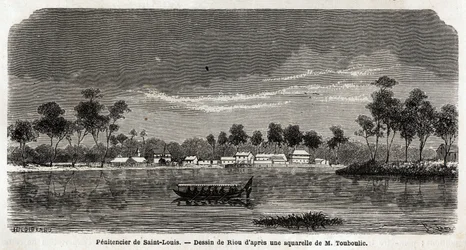 Penitenziario di Saint Louis della Guyana francese, organizzato esclusivamente per il disboscamento per conto del governo, istituito nel 1859 come estensione del penitenziario di Saint Laurent