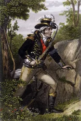 Ritratto intero del capo chouan Francois Athanase de Charette de la Contrie (1763-1796)