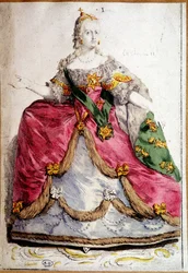 Ritratto a figura intera di Caterina II di Russia