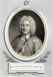 Ritratto in medaglione di François Couperin detto Le Grand, n.d. XIX secolo