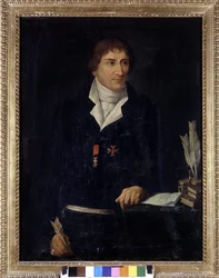 Ritratto di Alessandro Verri, fratello di Pietro Verri (1728 - 1797). Anonimo. XVIII secolo. Villa Sornani a Zurigo