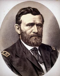 Ritratto del generale e statista americano Ulysses Simpson Grant (1822 - 1885)