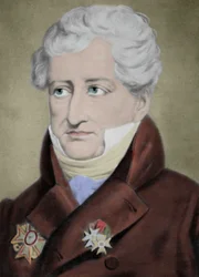 Ritratto del Barone Georges Cuvier (1769-1832), naturalista francese.