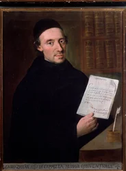 Ritratto di Carlo Zuccari (1704-1792) compositore e violinista italiano