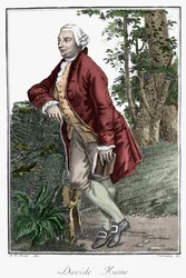 Ritratto di David Hume, filosofo scozzese (1711-1776)