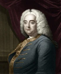 Ritratto di George Frederick Handel (Georg Friedrich Handel)