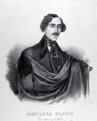 Ritratto di Giovanni Pacini, compositore italiano (1796-1867).