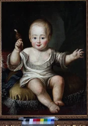 Ritratto del granduca Alessandro Pavlovich di Russia da bambino