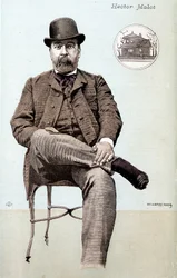 Ritratto di Hector Malot - disegno