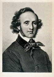 Ritratto di Jakob Ludwig Felix Mendelssohn Bartholdy (1809-1847), direttore d