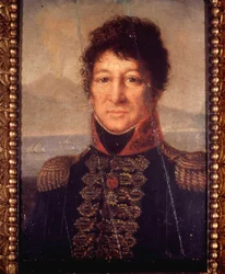 Ritratto di Gioacchino Murat (1767 - 1815). Dipinto anonimo dei primi del XIX secolo. Museo Napoleonico a Roma
