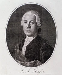 Ritratto di Johann Adolf Hasse (incisione)