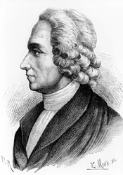 Ritratto di Joseph Priestley (1733 - 1804), chimico e teologo britannico. Incisione del XIX secolo