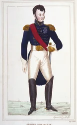 Ritratto di Girolamo Bonaparte (1784-1860). Incisione del 1830
