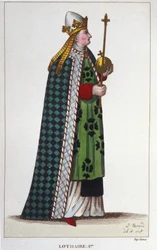 Ritratto di Lotario I (795-855), Imperatore d
