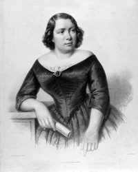 Ritratto di Marietta Alboni (1826-1894), cantante contralto italiana.