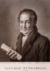 Ritratto di Nicola Antonio Zingarelli (incisione)