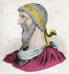 Ritratto di Numa Pompilio, secondo leggendario re di Roma.