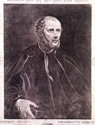 Ritratto di Philippus Aureolus Theophrastus Bombastus von Hohenheim Paracelsus