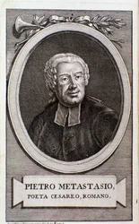 Ritratto di Pietro Metastasio (incisione)