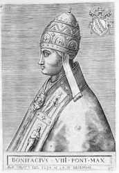 Ritratto di Papa Bonifacio VIII (Benedetto Caetani detto Bonifacio VIII)