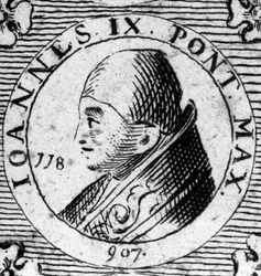 Ritratto di Papa Giovanni IX (898-900)