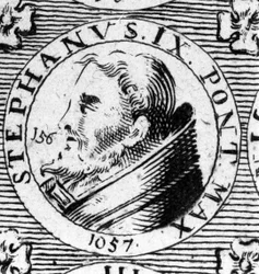 Ritratto di Papa Stefano IX (Stefano 9)