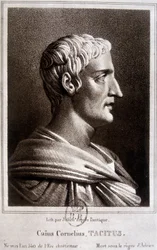 Ritratto di Publio Cornelio Tacito detto Tacito, storico romano (v.56 -v.120).