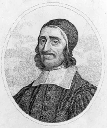 Ritratto di Richard Baxter (1615-1691) puritano del XVII secolo. Incisione del XIX secolo. Collezione privata. Parigi