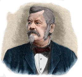 Ritratto di Wilhelm Jordan (1842-1899) geodetico tedesco