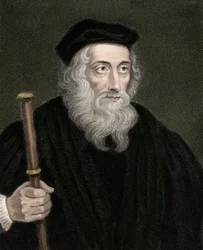 Ritratto del teologo e riformatore inglese John Wyclif