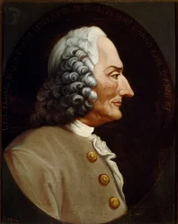 Ritratto del compositore francese Jean Philippe (Jean-Philippe) Rameau (1683-1764)