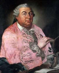 Ritratto del compositore italiano Niccolò Jommelli (1714 -1774) Dipinto anonimo. Circa 1760 Bologna, Museo Civico Biblioteca Musicale