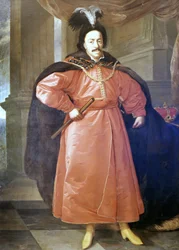 Ritratto del Re di Polonia Casimiro III il Grande (1310-1370). Dipinto anonimo conservato al Palazzo Drottningholm a Stoccolma