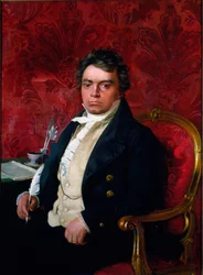 Ritratto del compositore Ludwig van Beethoven