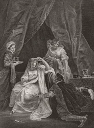Regina Elisabetta I e il conte di Sussex