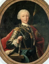 Ritratto di Carlo Emanuele III di Savoia, re di Sardegna (olio su tela)