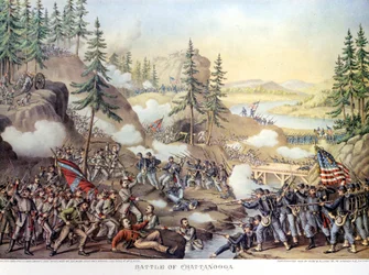 Guerra di Secessione Americana (1861-1865): 24-25/11/1863: dopo due giorni di battaglia a Chattanooga, Tennessee, vittoria dell