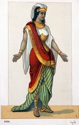 Serie di cromolitografie di costumi d