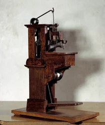 Macchina da cucire di Barthelemy Thimonnier (1793-1857). XIX secolo Parigi, CNAM