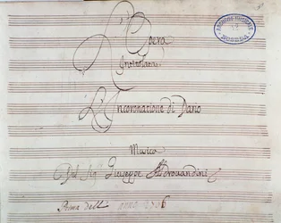 Pagina di spartito per L