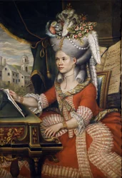 Cantante Teresa Lanti, amante di Casanova. Anonimo. Museo della Scala, Milano