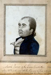 Ritratto schizzato di Marsh, commissario della 