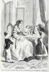 Sophie e la bambola rotta - in "Le disgrazie di Sophie" della Contessa di Ségur, Hachette