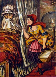 Cappuccetto Rosso. Racconto di Charles Perrault (1697). Illustrazione anonima