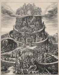 La Tavola di Cebete o Il viaggio della vita umana (CEBETE DI TEBE, filosofo greco) - tradizionalmente identificato con il Cebete di Tebe dei dialoghi socratici di Platone - dipinto di Cebete (Cebete di Tebe, filosofo greco della fine del V secolo a.C.)