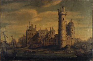 La Torre e la Porta di Nesle, Hôtel de Nevers, circa 1650