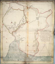 Descrizione del castello e delle terre di Insbeguin a 3 miglia da Yohall sul lato ovest
